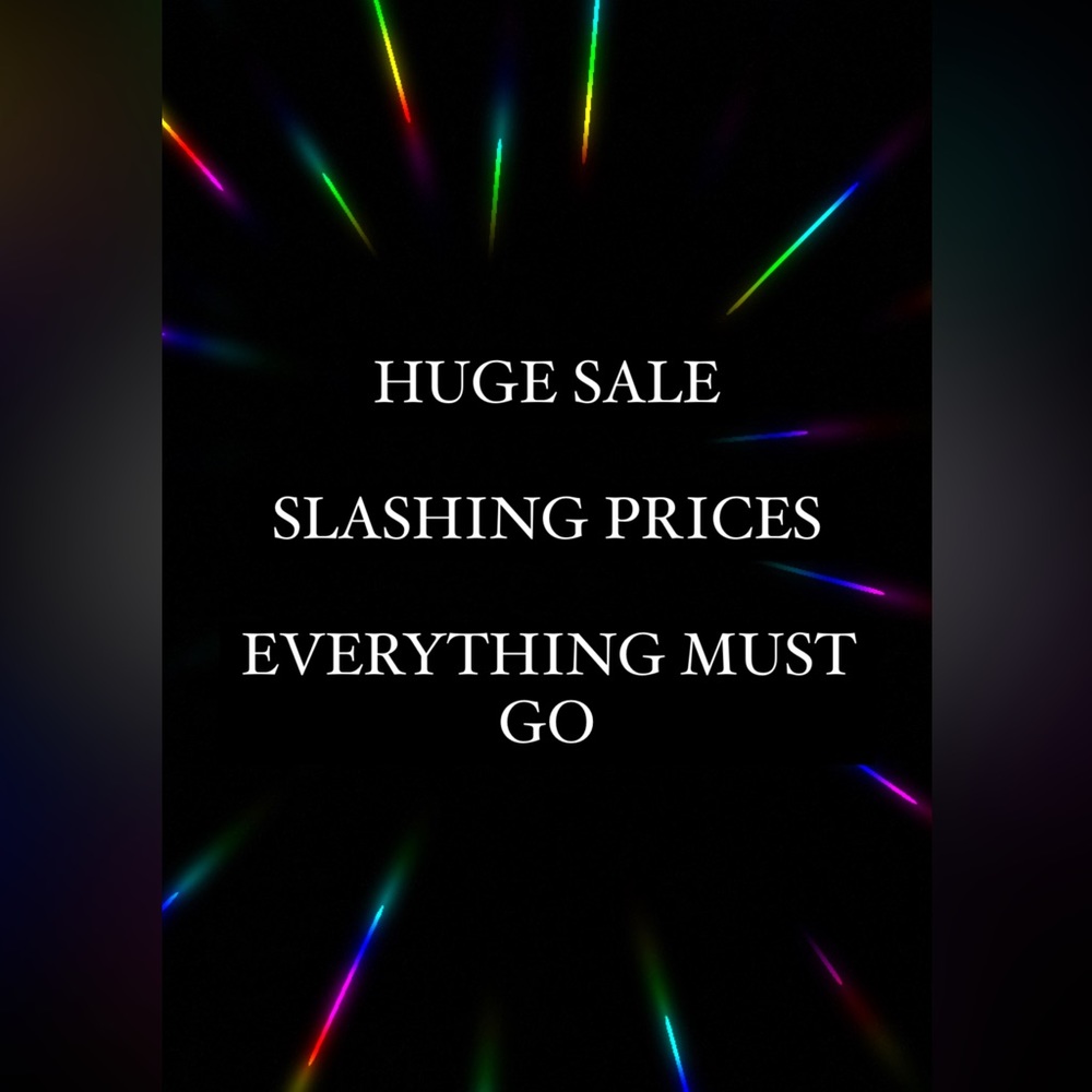 CLOSET CLEAN OUT SALE